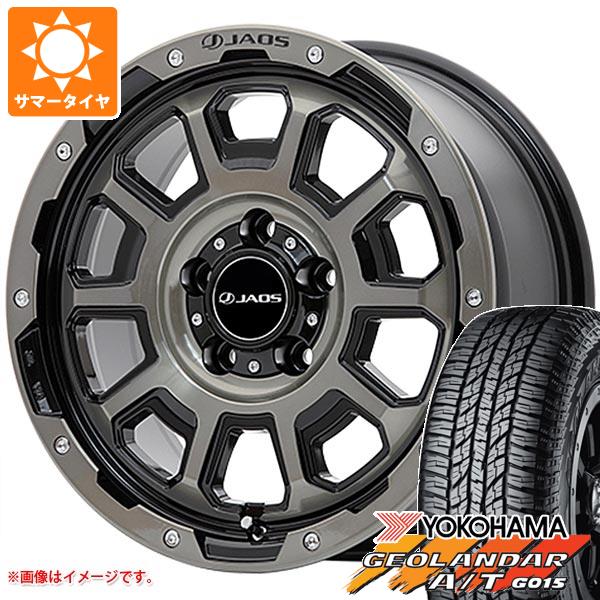 【タイヤ交換対象】サマータイヤ 255/70R16 109T ヨコハマ ジオランダー A/T G015 アウトラインホワイトレター ジャオス アダマス BL5 7.0-16 タイヤホイール4本セット｜タイヤ１番