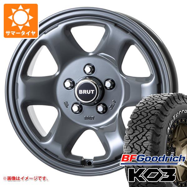 【タイヤ交換対象】2026年製 サマータイヤ 215/70R16 100/97S BFグッドリッチ オールテレーンT/A KO3 ホワイトレター ブルート BR-44 デリカD:5用 6.5-16 タイヤホイール4本セット