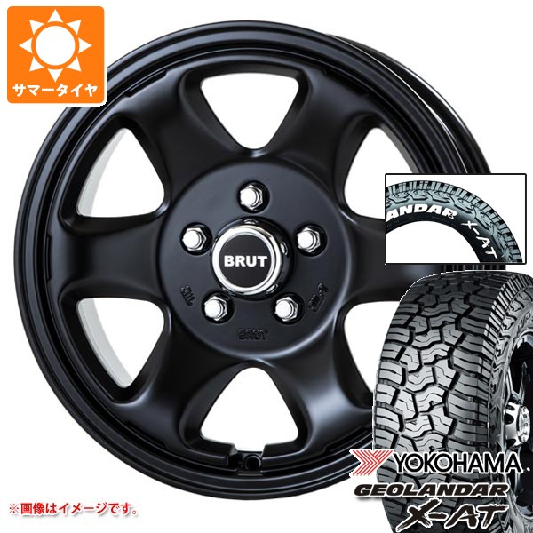 【タイヤ交換対象】2026年製 サマータイヤ 225/70R16 103S ヨコハマ ジオランダー X-AT G016 ホワイトレター ブルート BR-44 デリカD:5用 6.5-16 タイヤホイール4本セット