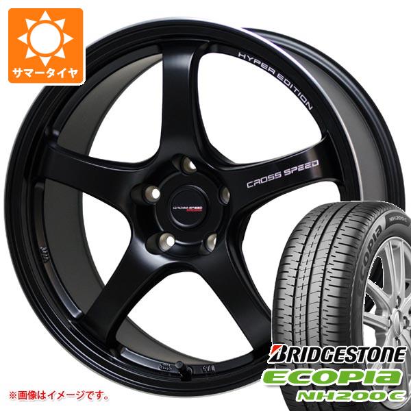 【タイヤ交換対象】2026年製 サマータイヤ 185/65R15 88S ブリヂストン エコピア NH200C クロススピード ハイパーエディション CR5 5.5-15 タイヤホイール4本セット｜タイヤ１番