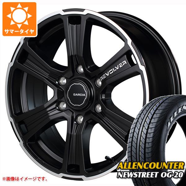 【タイヤ交換対象】ハイエース 200系用 サマータイヤ オーレンカウンター ニューストリート OG-20 215/60R17C 109/107T ホワイトレター ガルシア エスエス リボルバー 6.5-17 タイヤホイール4本セット