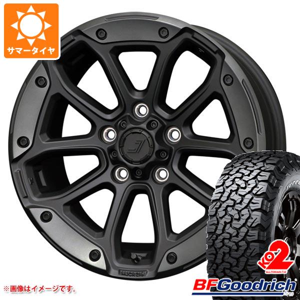 【タイヤ交換対象】ジープ ラングラー JK/JL系用 サマータイヤ BFグッドリッチ オールテレーンT/A KO2 35x12.50R17LT 121R ホワイトレター ジェップセン MJCR 216 タイヤホイール4本セット 174,200円