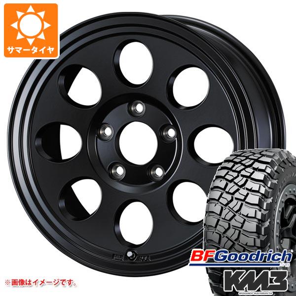 【タイヤ交換対象】ミツビシ デリカD5用 サマータイヤ BFグッドリッチ マッドテレーンT/A KM3 LT225/75R16 115/112Q ジムライン タイプ2 7.0-16 タイヤホイール4本セット
