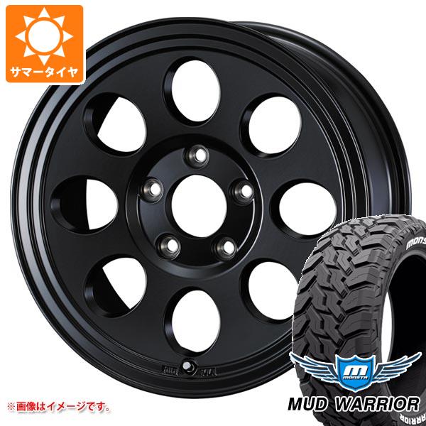 【タイヤ交換対象】デリカD5用 サマータイヤ モンスタ マッドウォーリアー LT215/70R16 107/105Q ホワイトレター ジムライン タイプ2 7.0-16 タイヤホイール4本セット