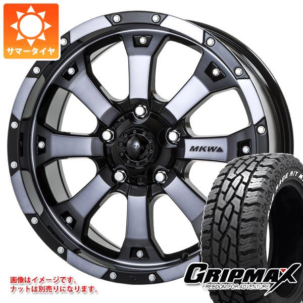【タイヤ交換対象】5本セット ジープ ラングラー JK/JL系用 サマータイヤ グリップマックス マッドレイジ R/T MAX LT275/70R17 121/118Q ホワイトレター MKW MK-46 タイヤホイール5本セット