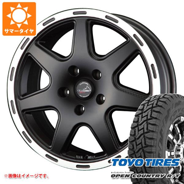【タイヤ交換対象】ジープ レネゲード BU/BV系用 2026年製 サマータイヤ トーヨー オープンカントリー R/T 215/70R16 100Q ブラックレター ラ・ストラーダ ティラード クロス タイヤホイール4本セット｜タイヤ１番