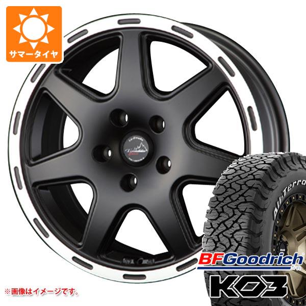 【タイヤ交換対象】ジープ ラングラー JK/JL系用 2026年製 サマータイヤ BFグッドリッチ オールテレーンT/A KO3 LT265/70R17 118/115S ホワイトレター ラ・ストラーダ ティラード クロス タイヤホイール4本セット|タイヤ1番