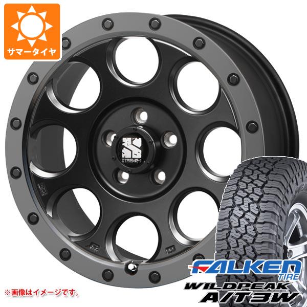 【タイヤ交換対象】ジープ ラングラー JK/JL系用 サマータイヤ ファルケン ワイルドピーク A/T3W LT265/70R17 121/118R MLJ エクストリームJ XJ03 タイヤホイール4本セット｜タイヤ１番