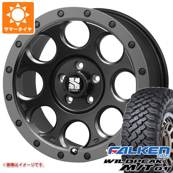 【タイヤ交換対象】5本セット ジープ ラングラー JK/JL系用 サマータイヤ ファルケン ワイルドピーク M/T01 LT285/70R17 121/118Q MLJ エクストリームJ XJ03 タイヤホイール5本セット 165,438円