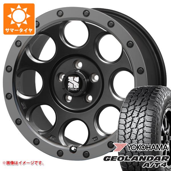 【タイヤ交換対象】ジープ ラングラー JK/JL系用 サマータイヤ ヨコハマ ジオランダー A/T4 G018 LT275/70R17 124/121S アウトラインホワイトレター MLJ エクストリームJ XJ03 タイヤホイール4本セット