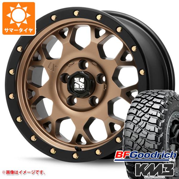 【タイヤ交換対象】5本セット ジープ ラングラー JK/JL系用 サマータイヤ BFグッドリッチ マッドテレーンT/A KM3 LT265/70R17 121/118Q MLJ エクストリームJ XJ04 タイヤホイール5本セット