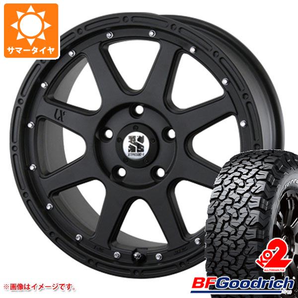 【タイヤ交換対象】ジープ ラングラー JK/JL系用 サマータイヤ BFグッドリッチ オールテレーンT/A KO2 33x12.50R17LT 120S ブラックレター MLJ エクストリームJ タイヤホイール4本セット