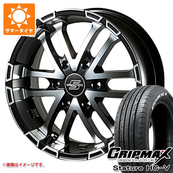【タイヤ交換対象】ハイエース 200系用 サマータイヤ グリップマックス スタチャー HC-V 215/65R16C 109/107S ホワイトレター ゼロブレイクS 6.5-16 タイヤホイール4本セット｜タイヤ１番