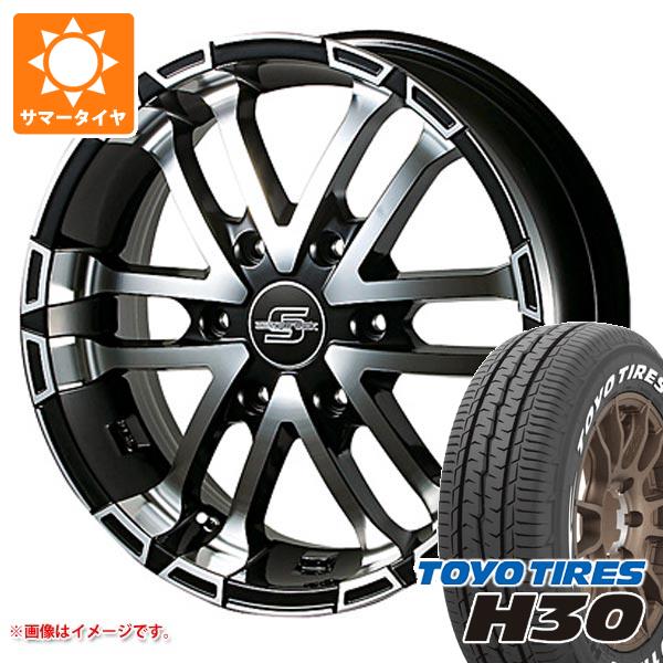 【タイヤ交換対象】トヨタ ハイエース 200系用 サマータイヤ トーヨー H30 225/50R18C 107/105R ホワイトレター ゼロブレイクS 7.5-18 タイヤホイール4本セット 125,050円
