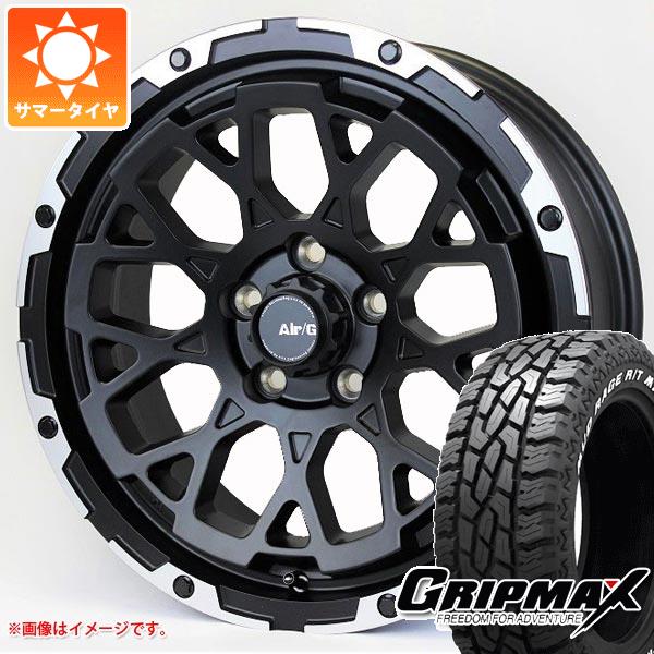 【タイヤ交換対象】ジープ ラングラー JK/JL系用 サマータイヤ グリップマックス マッドレイジ R/T MAX LT275/70R17 121/118Q ホワイトレター エアージー ロックス タイヤホイール4本セット