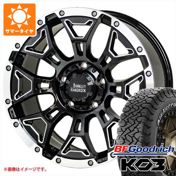【タイヤ交換対象】T31エクストレイル用 サマータイヤ BFグッドリッチ オールテレーンT/A KO3 LT215/65R16 103/100S ブラックレター バークレイハードロック エルバート 7.0-16 タイヤホイール4本セット|タイヤ1番