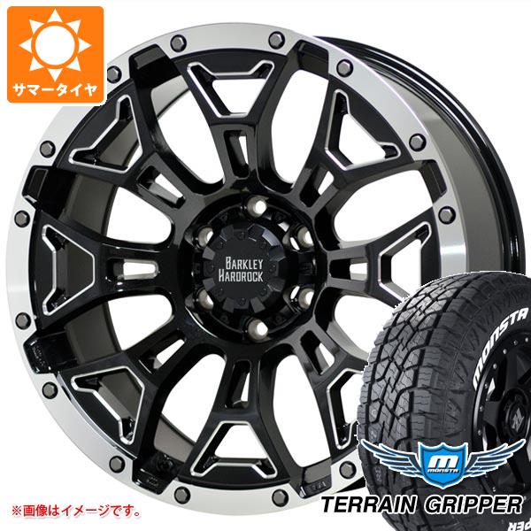 【タイヤ交換対象】サマータイヤ 265/65R17 116T XL モンスタ テレーングリッパー ホワイトレター バークレイハードロック エルバート 8.0-17 タイヤホイール4本セット|タイヤ1番