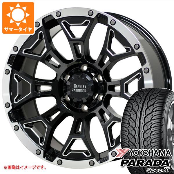 【タイヤ交換対象】サマータイヤ 275/55R20 117V REINF ヨコハマ パラダ スペック-X PA02 バークレイハードロック エルバート 8.5-20 タイヤホイール4本セット|タイヤ1番