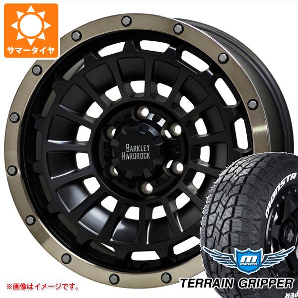 【タイヤ交換対象】サマータイヤ 285/70R17 121/118R モンスタ テレーングリッパー ホワイトレター バークレイハードロック ローガン 8.0-17 タイヤホイール4本セット|タイヤ1番
