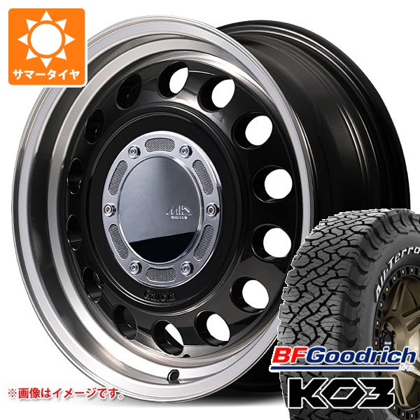 【タイヤ交換対象】スズキ ジムニーシエラ JB74W用 サマータイヤ BFグッドリッチ オールテレーンT/A KO3 LT225/70R16 102/99S ホワイトレター ガルシア シスコ タイプ2 6.0-16 タイヤホイール4本セット