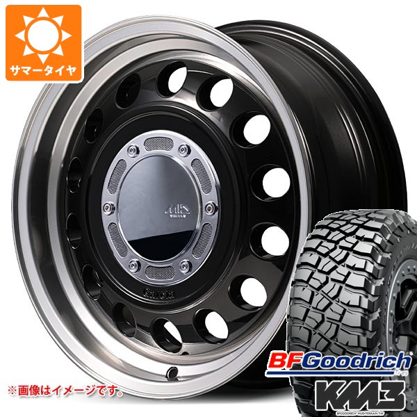 【タイヤ交換対象】5本セット スズキ ジムニー JB64W用 サマータイヤ BFグッドリッチ マッドテレーンT/A KM3 LT225/75R16 115/112Q ガルシア シスコ タイプ2 5.5-16 タイヤホイール5本セット
