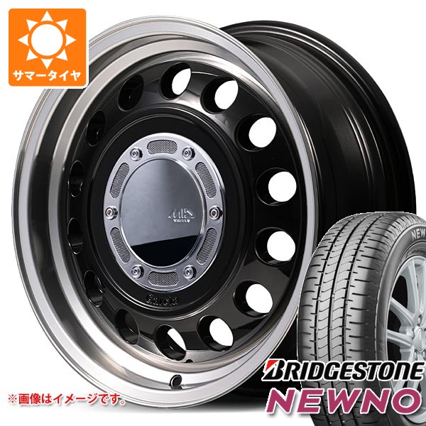 【タイヤ交換対象】ダイハツ タフト LA900系用 2026年製 サマータイヤ ブリヂストン ニューノ 175/65R15 84H ガルシア シスコ タイプ2 4.5-15 タイヤホイール4本セット|タイヤ1番