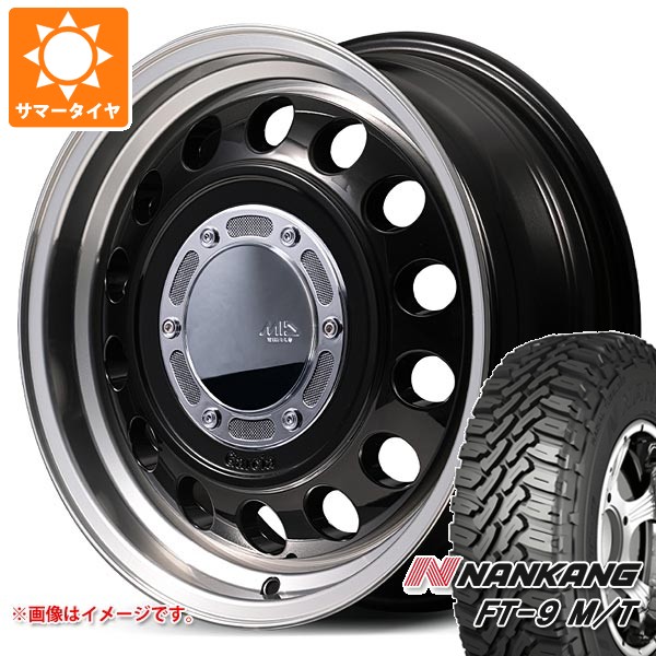 【タイヤ交換対象】スズキ ジムニー用 サマータイヤ ナンカン FT-9 M/T 175/80R16 91S ホワイトレター ガルシア シスコ タイプ2 5.5-16 タイヤホイール4本セット|タイヤ1番