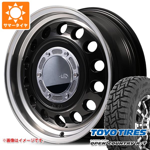【タイヤ交換対象】トヨタ ハイエース 200系用 2026年製 サマータイヤ トーヨー オープンカントリー R/T 215/70R16 100Q ブラックレター ガルシア シスコ タイプ2 6.5-16 タイヤホイール4本セット|タイヤ1番