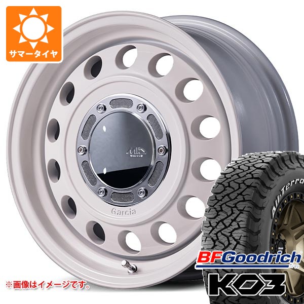 【タイヤ交換対象】スズキ ジムニー JB64W用 サマータイヤ BFグッドリッチ オールテレーンT/A KO3 LT225/75R16 115/112S ホワイトレター ガルシア シスコ タイプ2 5.5-16 タイヤホイール4本セット|タイヤ1番