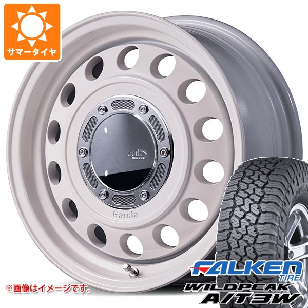 【タイヤ交換対象】スズキ ジムニー用 サマータイヤ ファルケン ワイルドピーク A/T3W 175/80R16 91S ガルシア シスコ タイプ2 5.5-16 タイヤホイール4本セット