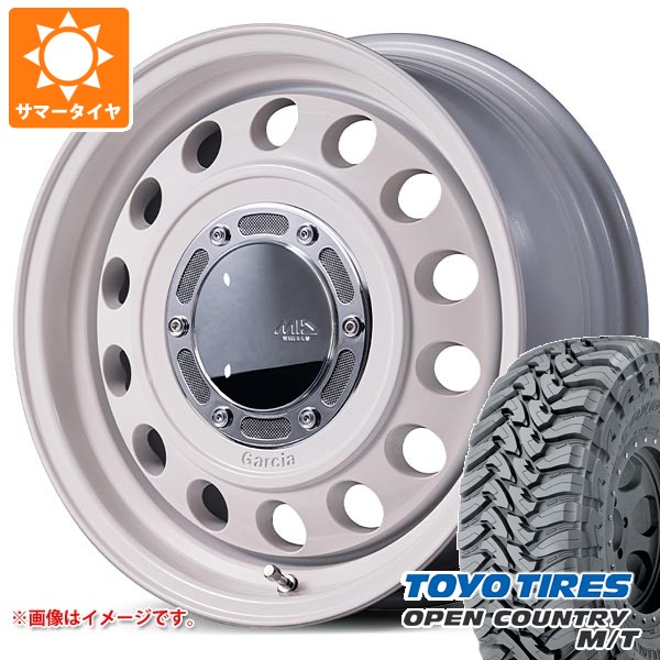 【タイヤ交換対象】スズキ ジムニーシエラ JB74W用 サマータイヤ トーヨー オープンカントリー M/T LT225/75R16 103/100Q ホワイトレター ガルシア シスコ タイプ2 6.0-16 タイヤホイール4本セット｜タイヤ１番