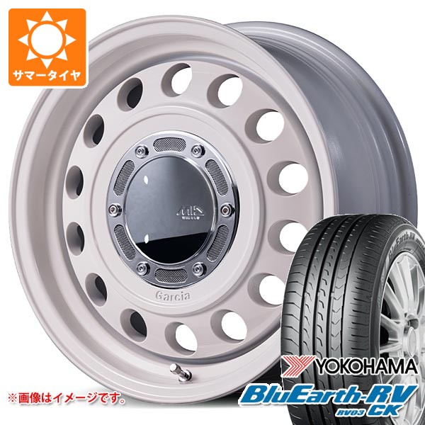 【タイヤ交換対象】スズキ エブリイワゴン DA17W用 サマータイヤ ヨコハマ ブルーアースRV RV03CK 165/60R14 75H ガルシア シスコ タイプ2 4.5-14 タイヤホイール4本セット