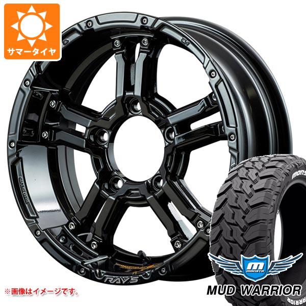 【タイヤ交換対象】5本セット スズキ ジムニーノマド JC74W用 サマータイヤ モンスタ マッドウォーリアー LT215/70R16 107/105Q ホワイトレター レイズ デイトナ FDX-J コレクション 5.5-16 タイヤホイール5本セット｜タイヤ１番