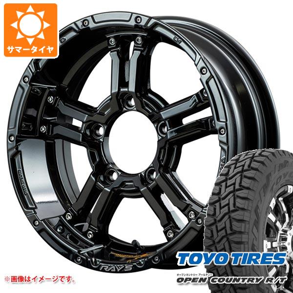 【タイヤ交換対象】5本セット ジムニーシエラ JB74W用 2026年製 サマータイヤ トーヨー オープンカントリー R/T 215/70R16 100Q ブラックレター レイズ デイトナ FDX-J コレクション 5.5-16 タイヤホイール5本セット|タイヤ1番