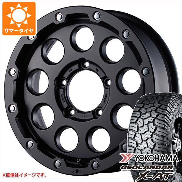 【タイヤ交換対象】5本セット ジムニーシエラ JB74W用 サマータイヤ ヨコハマ ジオランダー X-AT G016 LT235/70R16 104/101Q ブラックレター ギャルソン マルビーレ マッドラン 5.5-16 タイヤホイール5本セット 126,500円