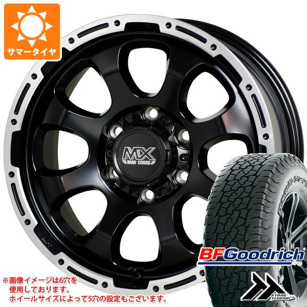 【タイヤ交換対象】ハイラックス 120系用 サマータイヤ BFグッドリッチ トレールテレーンT/A 265/65R17 112T アウトラインホワイトレター マッドクロスグレイス 8.0-17 タイヤホイール4本セット｜タイヤ１番