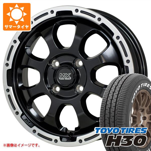 【タイヤ交換対象】トヨタ ライズ用 サマータイヤ トーヨー H30 215/65R16C 109/107R ホワイトレター マッドクロスグレイス 6.0-16 タイヤホイール4本セット