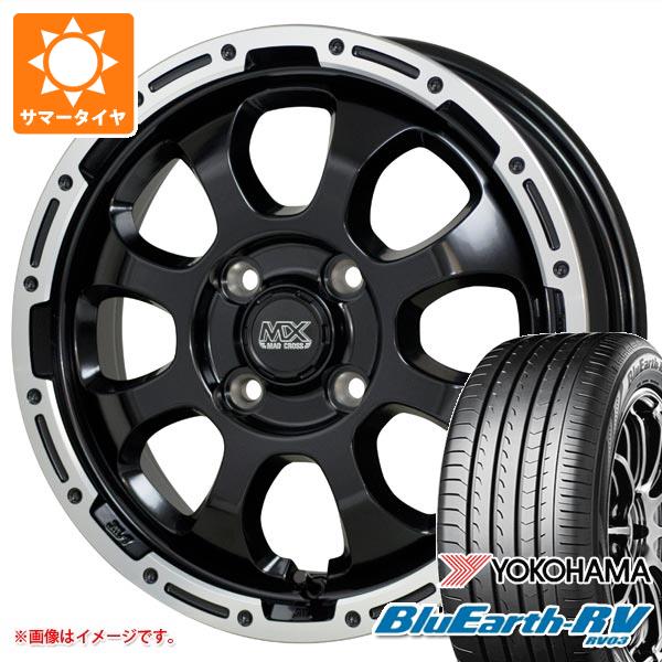 【タイヤ交換対象】ライズ用 2026年製 サマータイヤ ヨコハマ ブルーアースRV RV03 215/65R16 98H マッドクロスグレイス 6.0-16 タイヤホイール4本セット