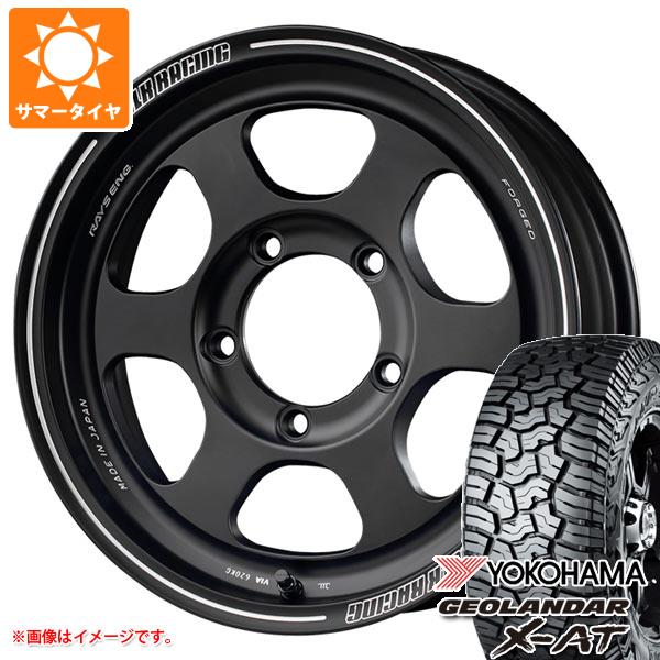 【タイヤ交換対象】5本セット スズキ ジムニーノマド JC74W用 サマータイヤ ヨコハマ ジオランダー X-AT G016 LT235/70R16 104/101Q ブラックレター レイズ ボルクレーシング TE37XT FOR J 6.0-16 タイヤホイール5本セット
