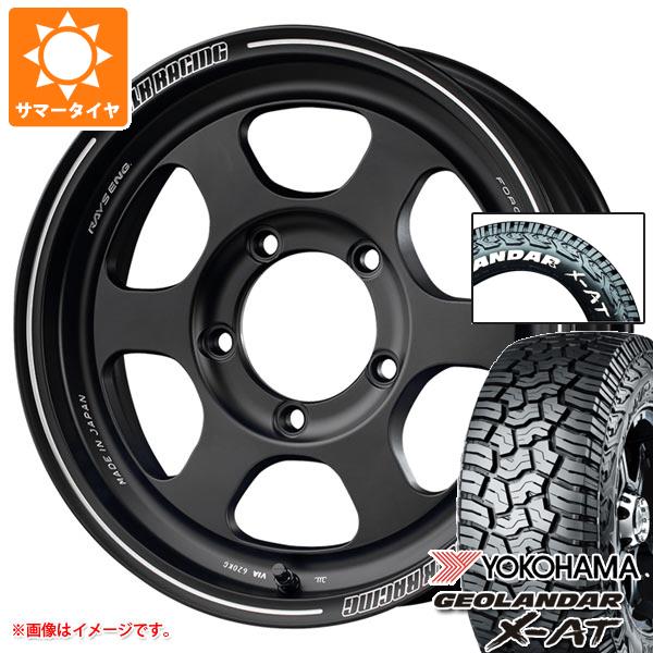 【タイヤ交換対象】スズキ ジムニーシエラ JB74W用 2026年製 サマータイヤ ヨコハマ ジオランダー X-AT G016 185/85R16 105/103N LT ホワイトレター レイズ ボルクレーシング TE37XT FOR J 6.0-16 タイヤホイール4本セット|タイヤ1番
