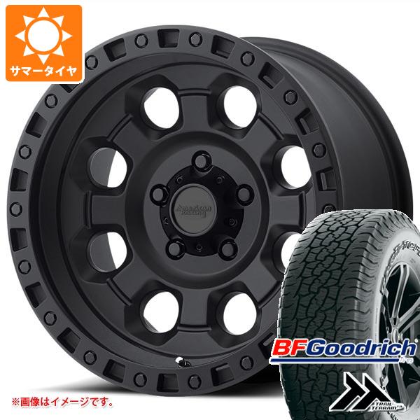 【タイヤ交換対象】5本セット ジープ ラングラー JK/JL系用 サマータイヤ BFグッドリッチ トレールテレーンT/A 265/65R18 114T アウトラインホワイトレター アメリカンレーシング AR201 タイヤホイール5本セット