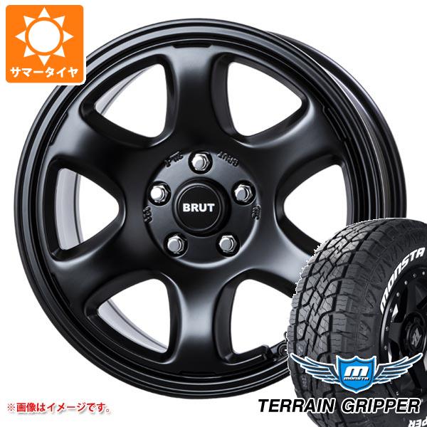 【タイヤ交換対象】5本セット ジープ ラングラー JK/JL系用 サマータイヤ モンスタ テレーングリッパー LT285/70R17 121/118R ホワイトレター ブルート BR-44 タイヤホイール5本セット 135,000円