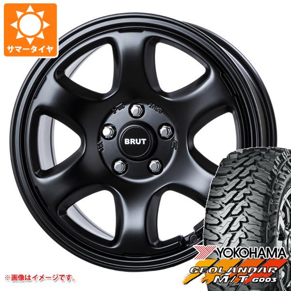 【タイヤ交換対象】サマータイヤ 225/65R17 107/103Q ヨコハマ ジオランダー M/T G003 ブルート BR-44 7.5-17 タイヤホイール4本セット|タイヤ1番