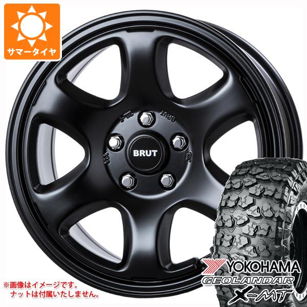 【タイヤ交換対象】ジープ ラングラー JK/JL系用 サマータイヤ ヨコハマ ジオランダー X-MT G005 35x12.50R17 LT 121Q ブルート BR-44 タイヤホイール4本セット|タイヤ1番