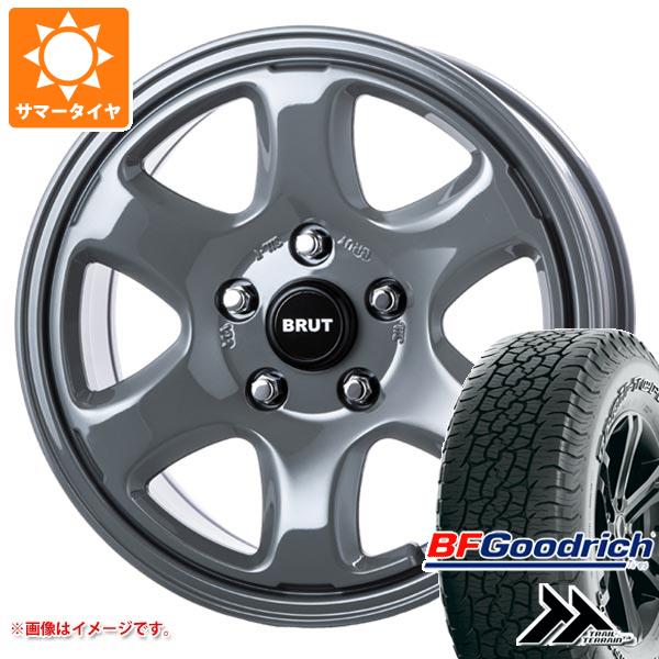 【タイヤ交換対象】サマータイヤ 245/65R17 111T XL BFグッドリッチ トレールテレーンT/A アウトラインホワイトレター ブルート BR-44 7.5-17 タイヤホイール4本セット