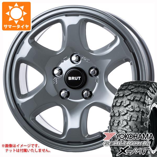 【タイヤ交換対象】ジープ ラングラー JK/JL系用 サマータイヤ ヨコハマ ジオランダー X-MT G005 35x12.50R17 LT 121Q ブルート BR-44 タイヤホイール4本セット|タイヤ1番