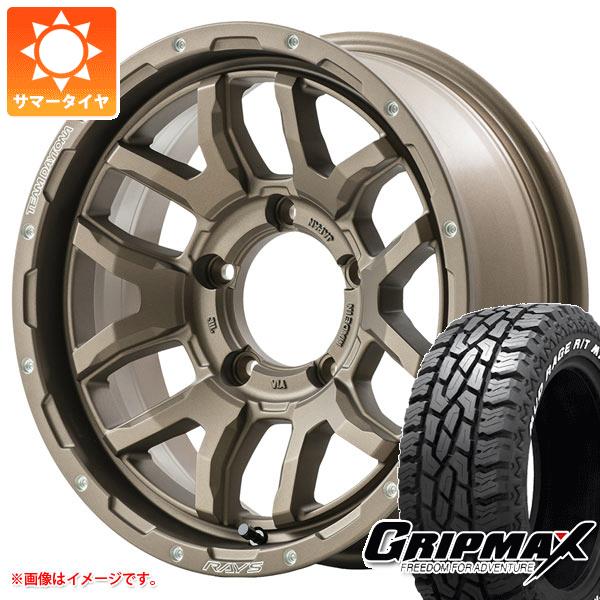 【タイヤ交換対象】5本セット ジムニー JB64W用 サマータイヤ グリップマックス マッドレイジ R/T MAX LT215/70R16 100/97R ホワイトレター レイズ デイトナ F6 ブースト 5.5-16 タイヤホイール5本セット|タイヤ1番
