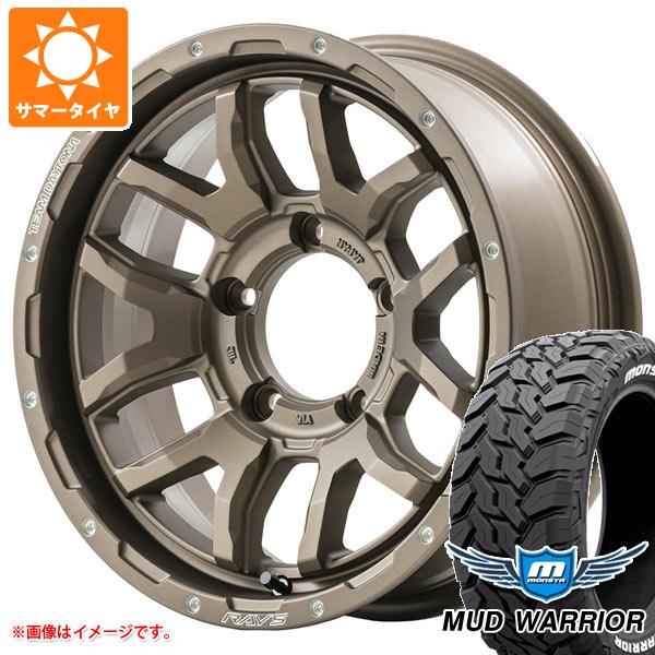 【タイヤ交換対象】スズキ ジムニーノマド JC74W用 サマータイヤ モンスタ マッドウォーリアー LT235/70R16 104/101Q ホワイトレター レイズ デイトナ F6 ブースト 6.0-16 タイヤホイール4本セット｜タイヤ１番