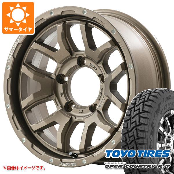 【タイヤ交換対象】スズキ ジムニーノマド JC74W用 サマータイヤ トーヨー オープンカントリー R/T 235/70R16 106Q ホワイトレター レイズ デイトナ F6 ブースト 6.0-16 タイヤホイール4本セット