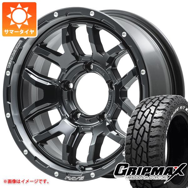 【タイヤ交換対象】ジムニーシエラ JB74W用 サマータイヤ グリップマックス マッドレイジ R/T MAX LT215/70R16 100/97R ホワイトレター レイズ デイトナ F6 ブースト 6.0-16 タイヤホイール4本セット